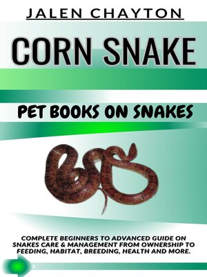 cover image of CORN SNAKE  PET BOOKS ON SNAKES